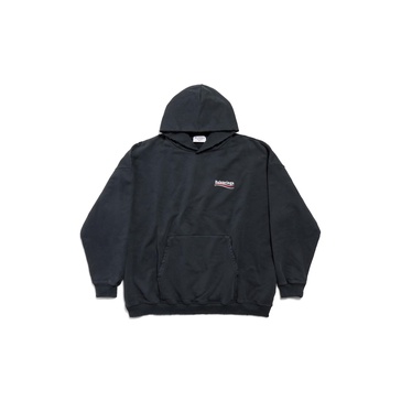 Women's Political Campaign Hoodie Large Fit in Black