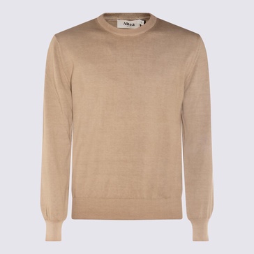 Altea Beige Cotton Knitwear