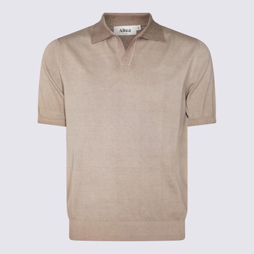Altea Beige Cotton Polo Shirt