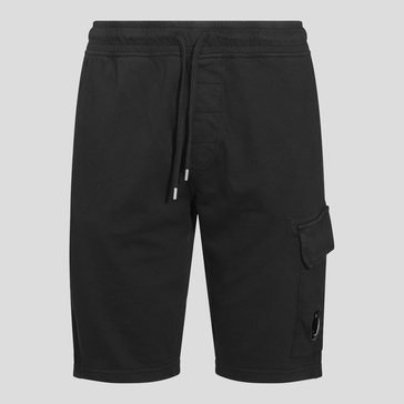 C.P. Company Black Cotton Shorts