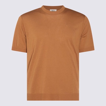 Altea Camel Cotton T-Shirt