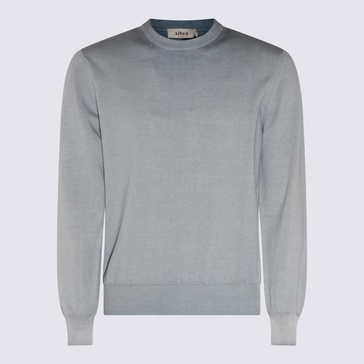 Altea Blue Denim Cotton Knitwear