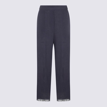 Antonelli Blue Linen Pants