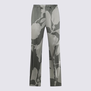 Antonelli Grey And White Pants