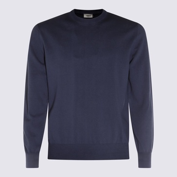 Altea Blue Cotton Knitwear