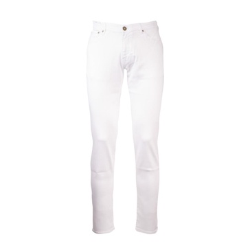 Pt Torino White 5-Pocket Jeans