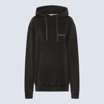 Alessandra Rich Dark Grey Multicolour Cotton Sweatshirt