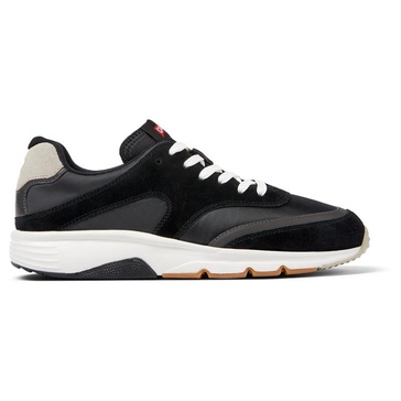 Multicolored textile and nubuck sneakers for men
