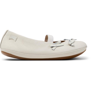 White Leather Ballerina for Kids.