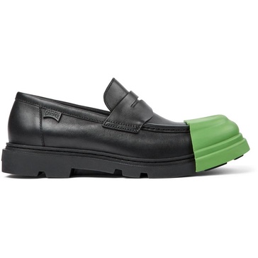 Black Leather Moccasin for Men