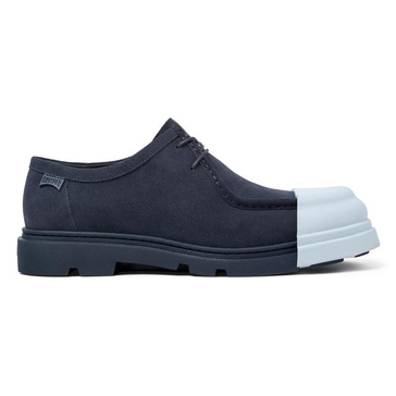 Blue nubuck shoes for men