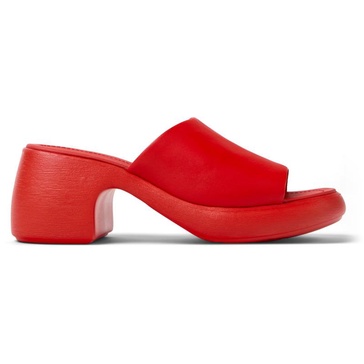 Red Leather Sandals for Women.