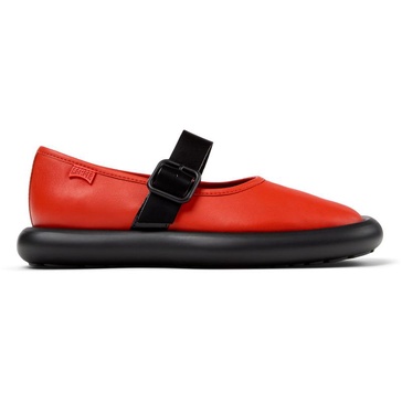 Red Leather Mary Jane for Women
