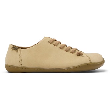 Beige Nubuck Shoes for Women.