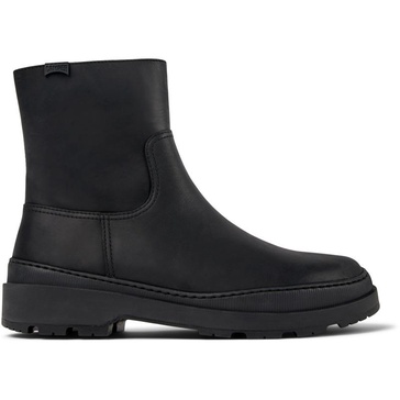 Black nubuck boots for men