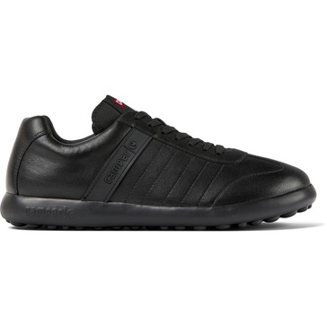 Black Leather Men's Sneakers.