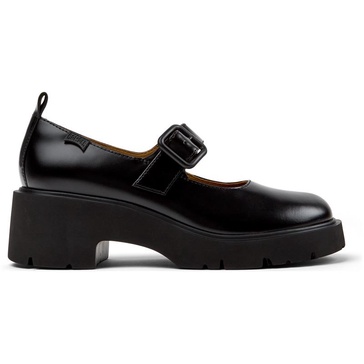 Black Leather Women's Shoe.