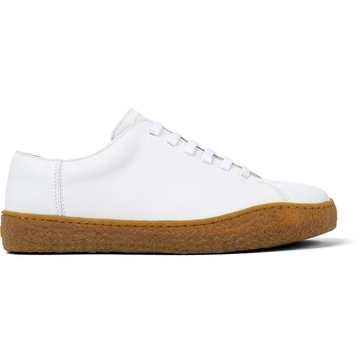 White leather shoes for men