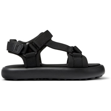 Black Textile Sandal for Men