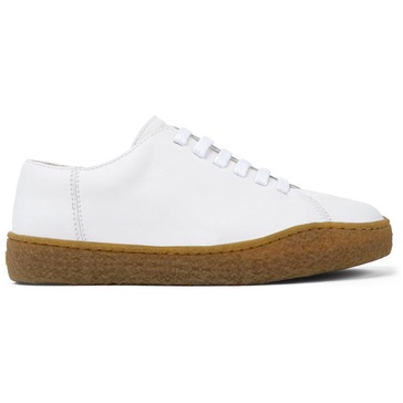 White leather shoes for women