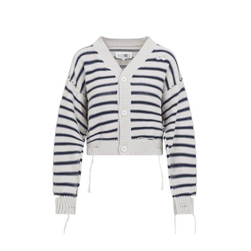 MM6 Maison Margiela Cardigan with vintage effect