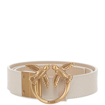 Leather Belt With Logo