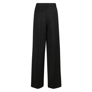 Lou Pleated Wide-leg Trousers