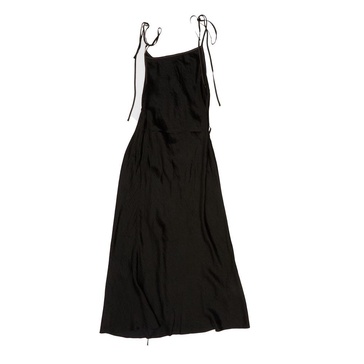 Sleeveless Satin Maxi Dress