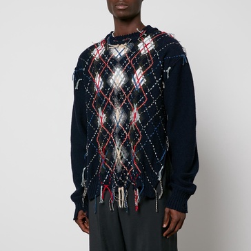 Maison Margiela Harlequin Wool-Blend Jumper - L