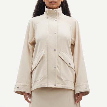 Samsøe Samsøe Sajadi 15272 Organic Cotton-Blend Jacket - XL