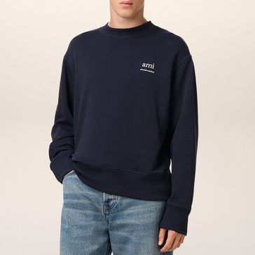AMI Logo Cotton-Fleece Jumper - S