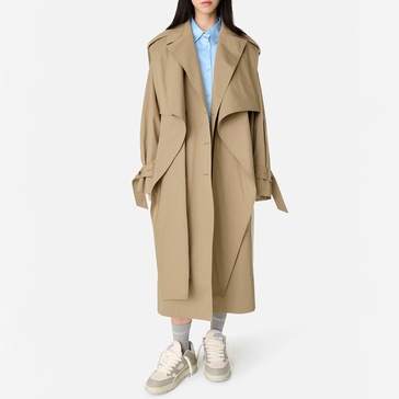 Axel Arigato Split Cotton-Gabardine Trench Coat - XS