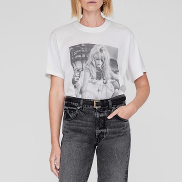 Anine Bing Lili Printed Cotton-Jersey T-Shirt - XS