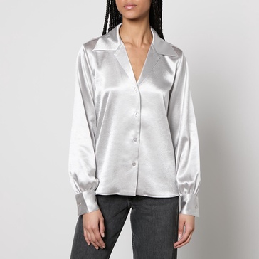 Anine Bing Mylah Satin Shirt - S