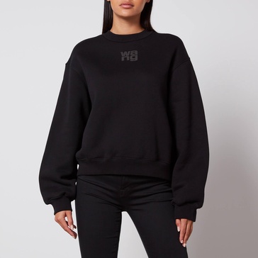 Alexander Wang Essential Puff Paint Cotton-Blend Sweatshirt - XS