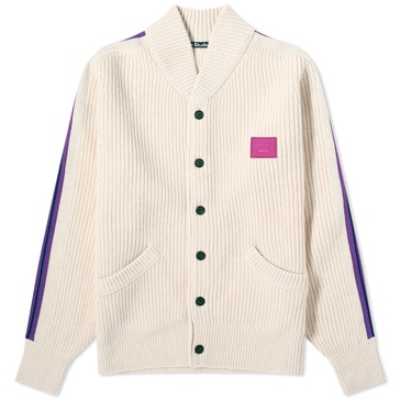 Acne Studios Karling Varsity Stripe Face Cardigan