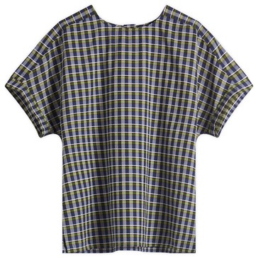 A.P.C. Malorie Check Short Sleeve Top