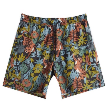 A.P.C. Bobby Tropical Print Swim Shorts