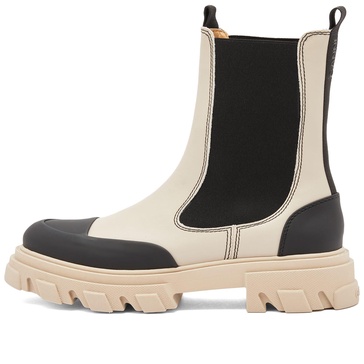 GANNI Cleated Mid Chelsea Boot