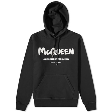 Alexander McQueen Grafitti Logo Popover Hoodie
