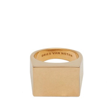 Dries Van Noten Square Signet Ring
