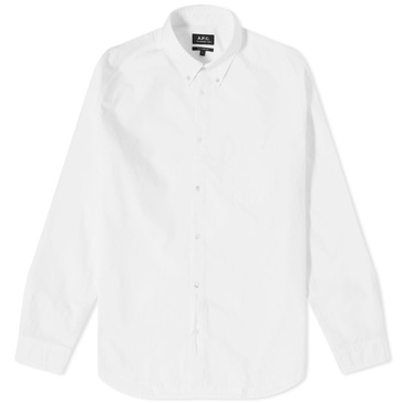 A.P.C. Edouard Button Down Logo Shirt