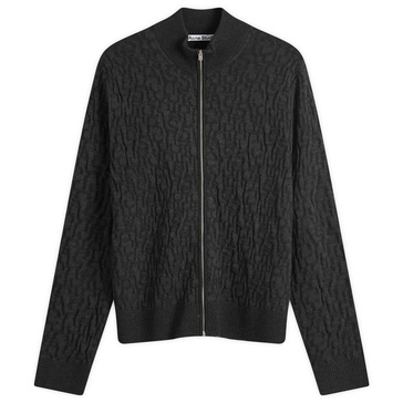 Acne Studios Kalino Monogram Zip Cardigan