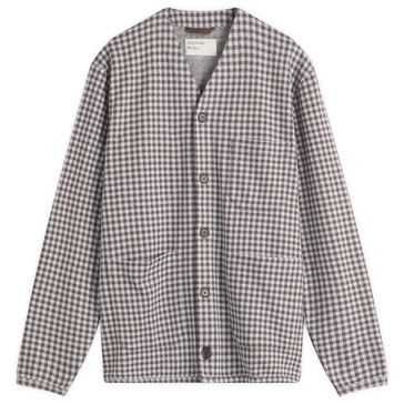 Universal Works Gingham Cotton Cardigan