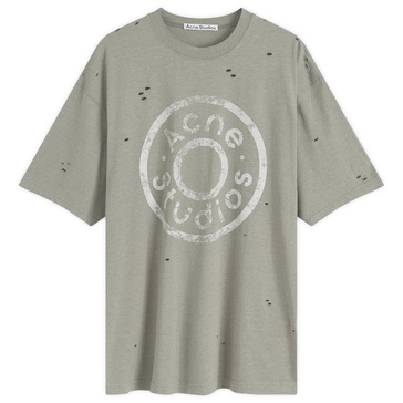 Acne Studios Exford Button Logo T-Shirt