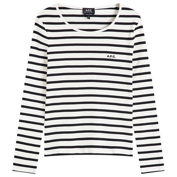 A.P.C. Thelma Stripe Long Sleeve T-Shirt