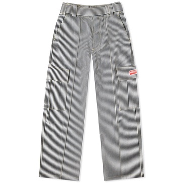 Kenzo Striped Army Straight Jeans