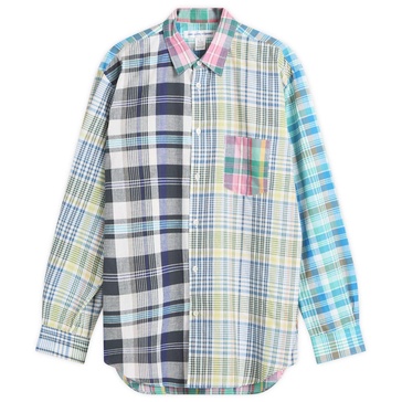 Comme des Garçons SHIRT Mix Check Button Down Shirt