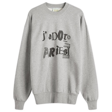 Aries J'Adoro Aries Ransom Crew Sweatshirt