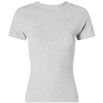 Adanola Rib Raglan Short Sleeve Top